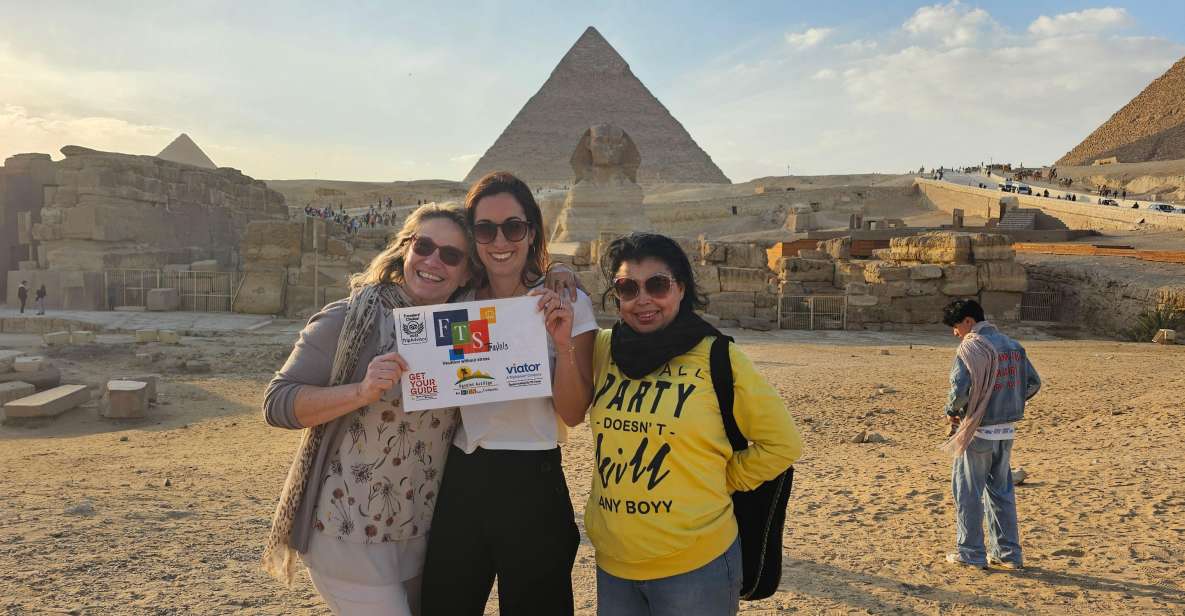 From Hurghada: Pyramids & Museum Small Group Tour by Van - Key Points