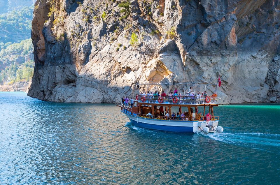 From Kemer: Green Canyon Boat Trip With Lunch and Drinks - Key Points