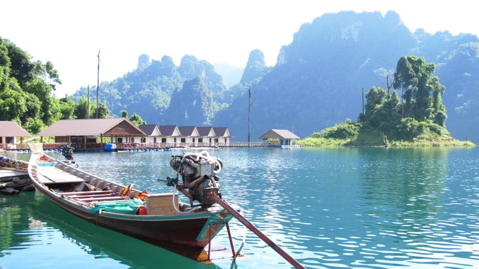 From Khao Lak: Khao Sok Lake, Bamboo Rafting and Cave Tour - Key Points