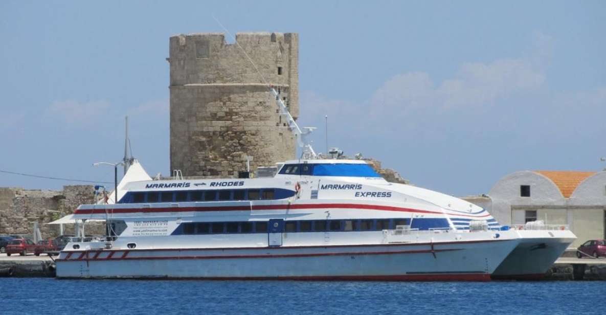 From Marmaris: Independent Day Trip to Rhodes by Catamaran - Trip Details