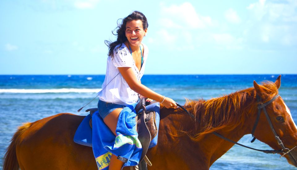 From Montego Bay: Irie Blue Hole, Horseback Ride & Swim Tour - Key Points