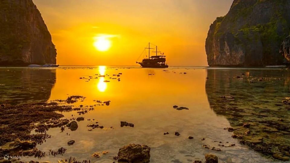 From Phi Phi:Watch Sunset at Maya Bay, Planktron and Snorkel - Key Points