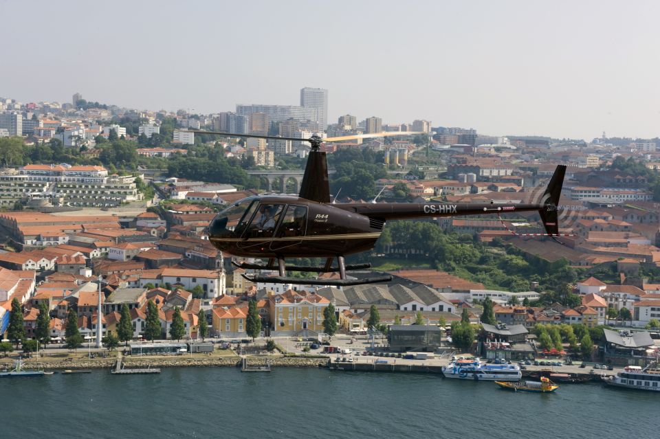 From Porto: City and Douro River Helicopter Sightseeing Tour - Key Points