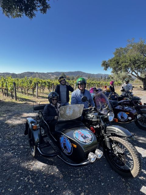 From Sonoma: Napa Valley Classic Sidecar Tour to 3 Wineries - Key Points