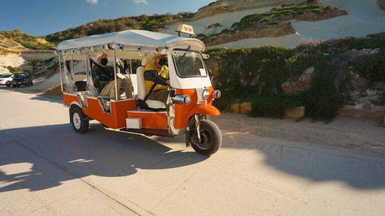 Gozo: 6-Hour Tuk Tuk Tour With Private Chauffeur