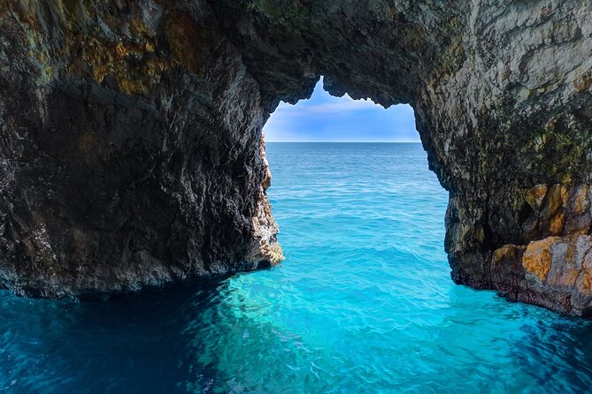 Half-Day Guided Tour Shipwreck and Blue Caves From Laganas - Key Points