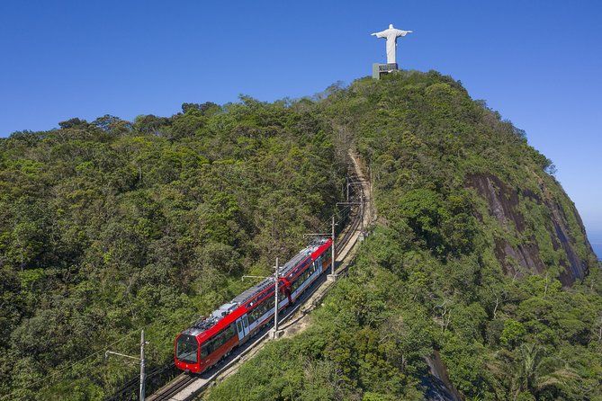 Half Day in Rio Christ by Train, Maracanã, Sambadrome, Cathedral & Selarón Steps - Key Points