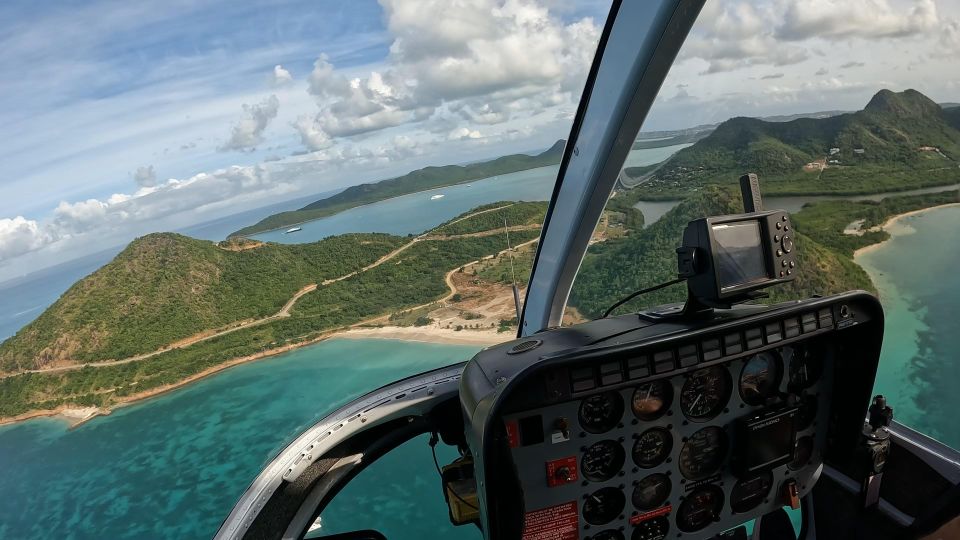 Half Island Helicopter Tour of Antigua - Just The Basics