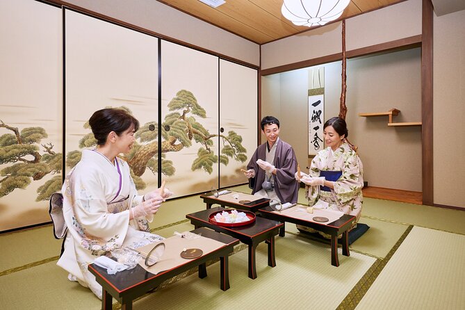 Japanese Sweets Making and Kimono Tea Ceremony in Tokyo Maikoya - Key Points