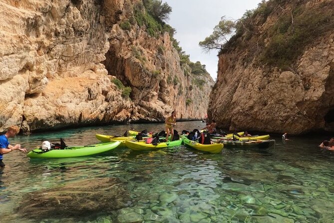 Kayak Excursion in Jávea, Cala Granadella (Snorkeling) Caló, Llop Marí, Ambolo - Just The Basics