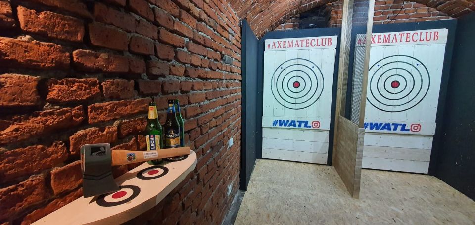 Kraków: Axe Mate Club Entrance Ticket - Key Points