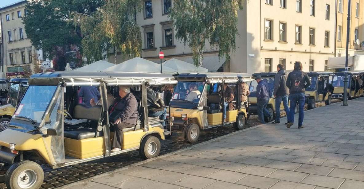Krakow: Jewish Quarter and Ghetto Sightseeing Golf Cart Tour - Key Points