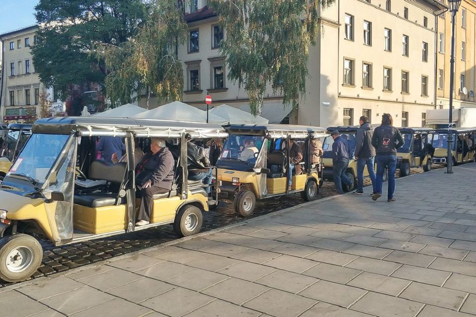 Krakow: Kazimierz by Golf Cart and Schindler's Factory Tour - Key Points