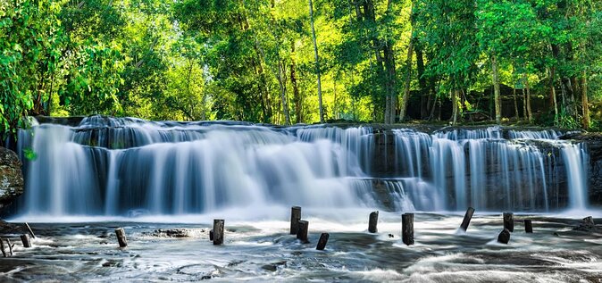 Kulen Mountain Waterfall & Kampong Phluk Floating Village Tour - Key Points