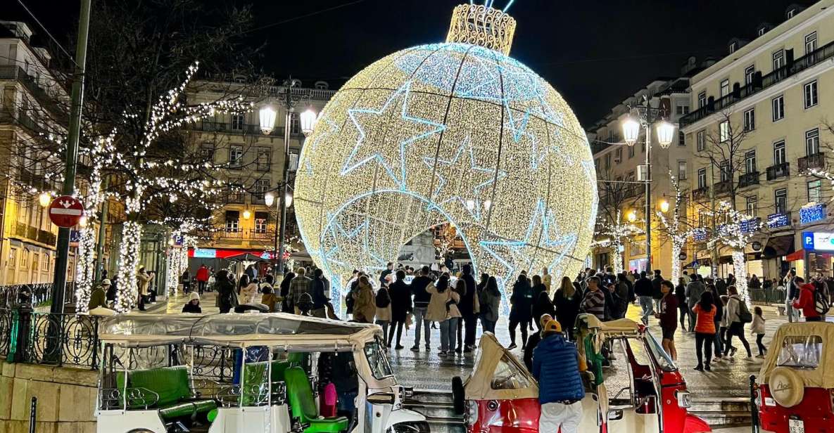 Lisbon: Christmas Lights Tour by Tuk Tuk - Key Points