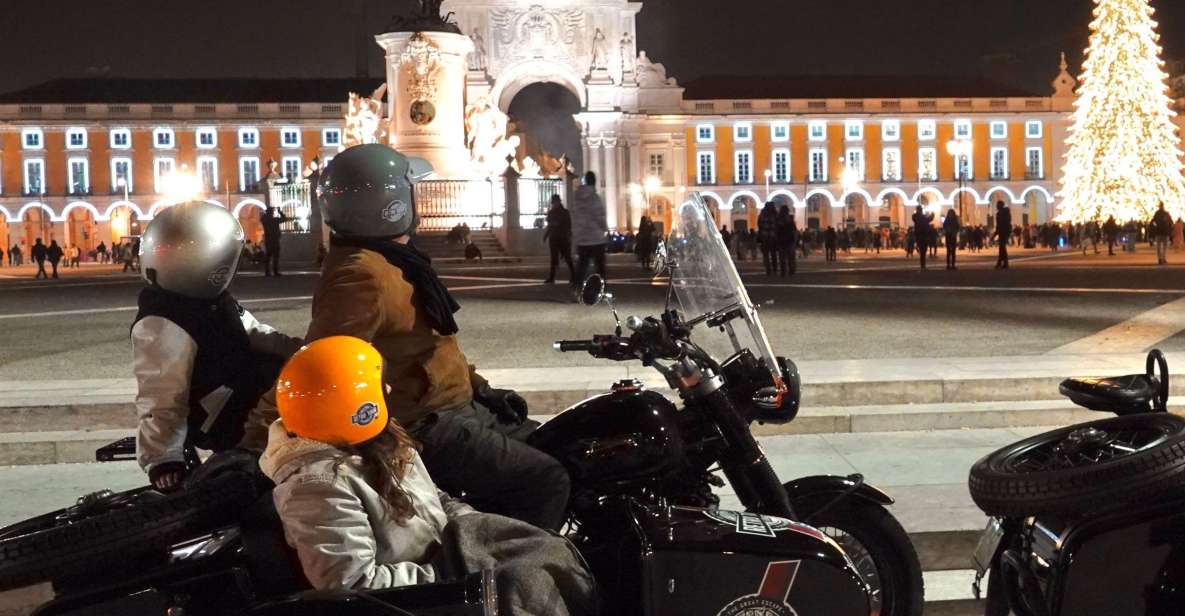 Lisbon : Private Motorcycle Sidecar Tour by Night - Key Points