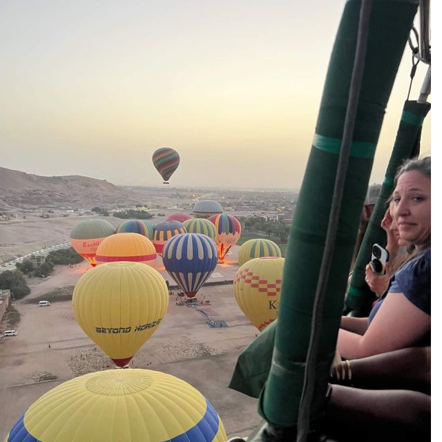 Luxor Hot Air Balloon Over Ancient Relics - Key Points
