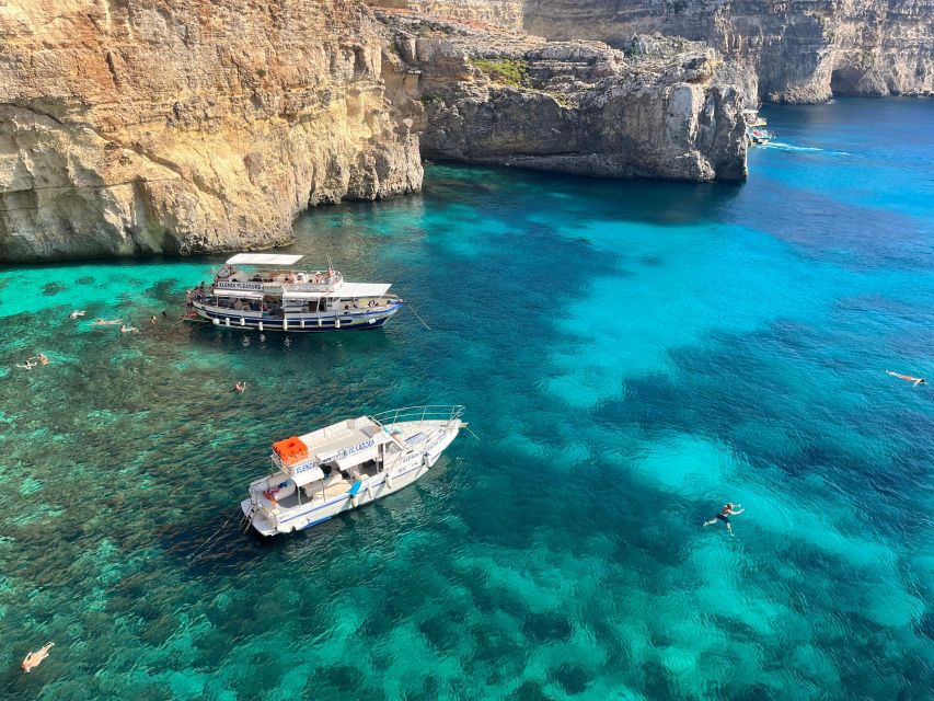 Malta: Private Boat to Blue Lagoon & Crystal Lagoon - Just The Basics