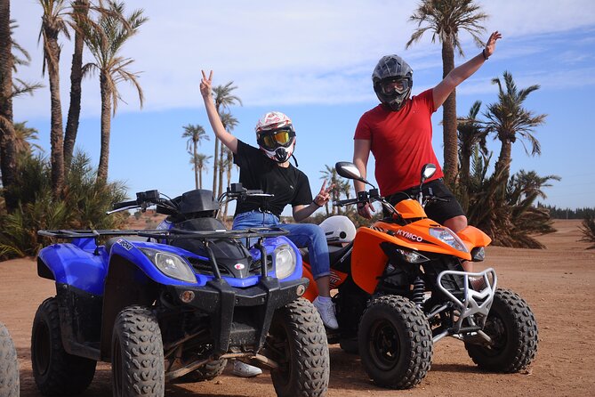 Marrakech Quad Bike Palm Grove and Desert Adventure - Key Points