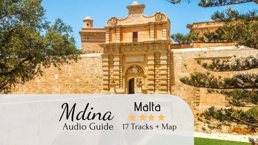 mdina audio tour with map and directions Mdina Audio Tour With Map and Directions