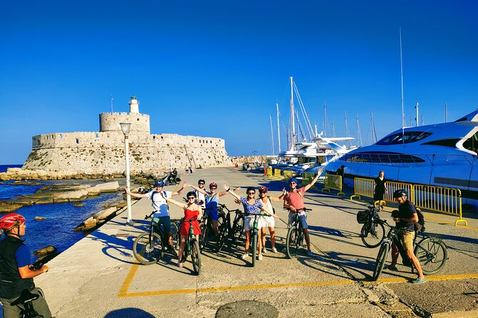 Mediaeval Rhodes E-bike Highlights Photo Tour Sunset/Panorama - Landmarks Visited