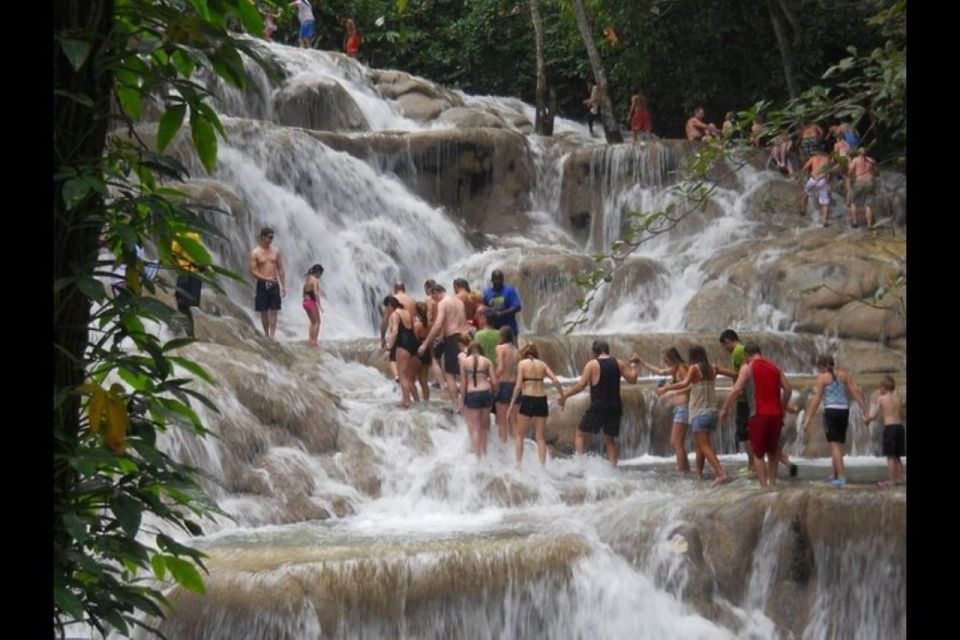 Montego Bay: Dunn's River Falls and River Rapids Adventure - Just The Basics