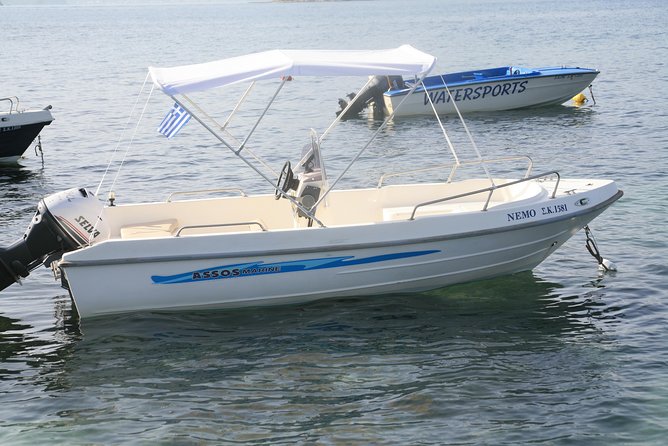 Motor Boat Hire in Corfu Asso 4.85 - Just The Basics