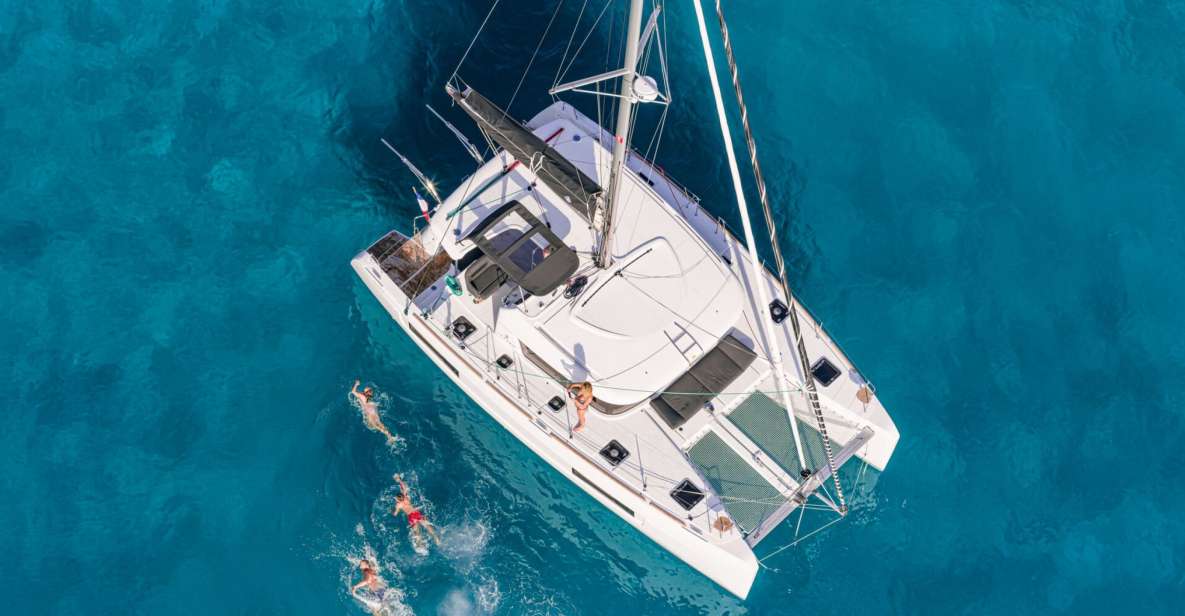 Mykonos: Private Catamaran Cruise W/ Food, Drinks & Transfer - Key Points