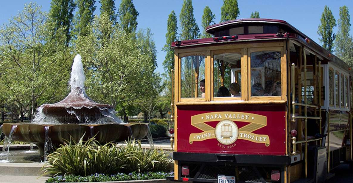 Napa Valley: Wine Tasting Tour by Open Air Trolley & Lunch - Key Points