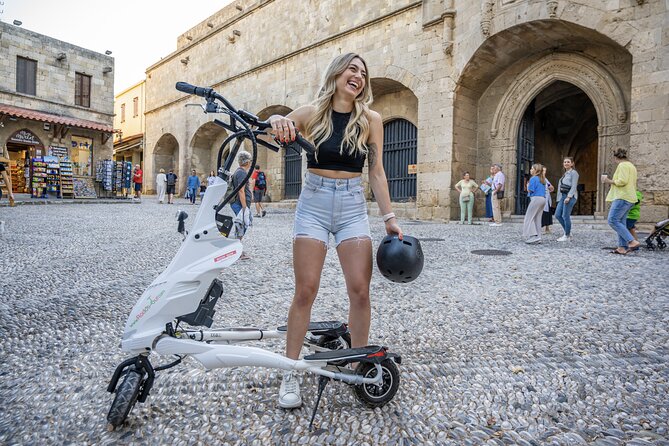 New and Old Rhodes Tour by Trikke Electric Scooter - Just The Basics