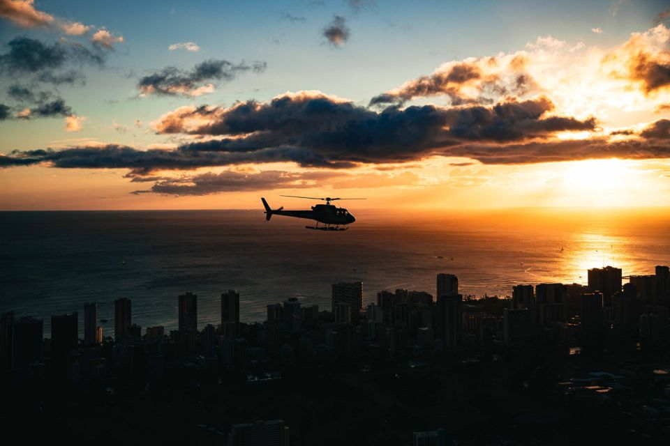 Oahu: Waikiki Sunset Doors On or Doors Off Helicopter Tour - Key Points