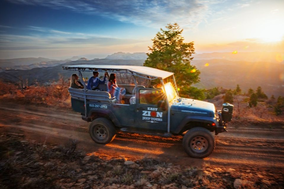 Orderville: East Zion National Park Sunset Zion Jeep Tour - Key Points
