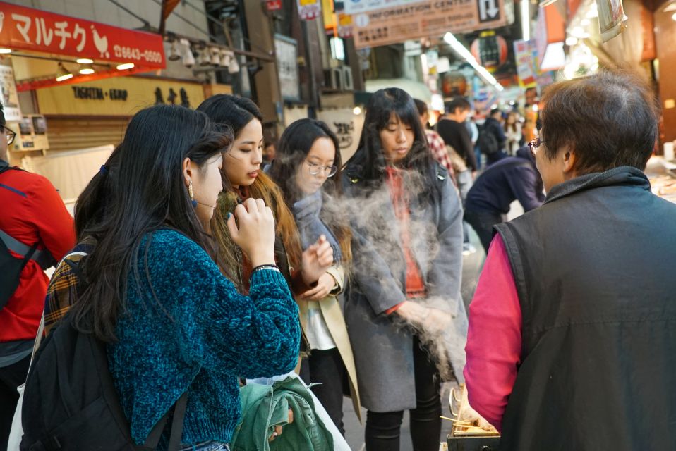 Osaka: 2-Hour Kuromon Market Walking Street Food Tour - Just The Basics