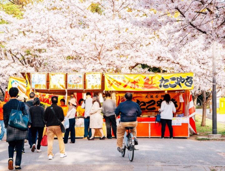 Osaka: Daytime Hanami (Cherry Blossom) and Food Tour - Just The Basics