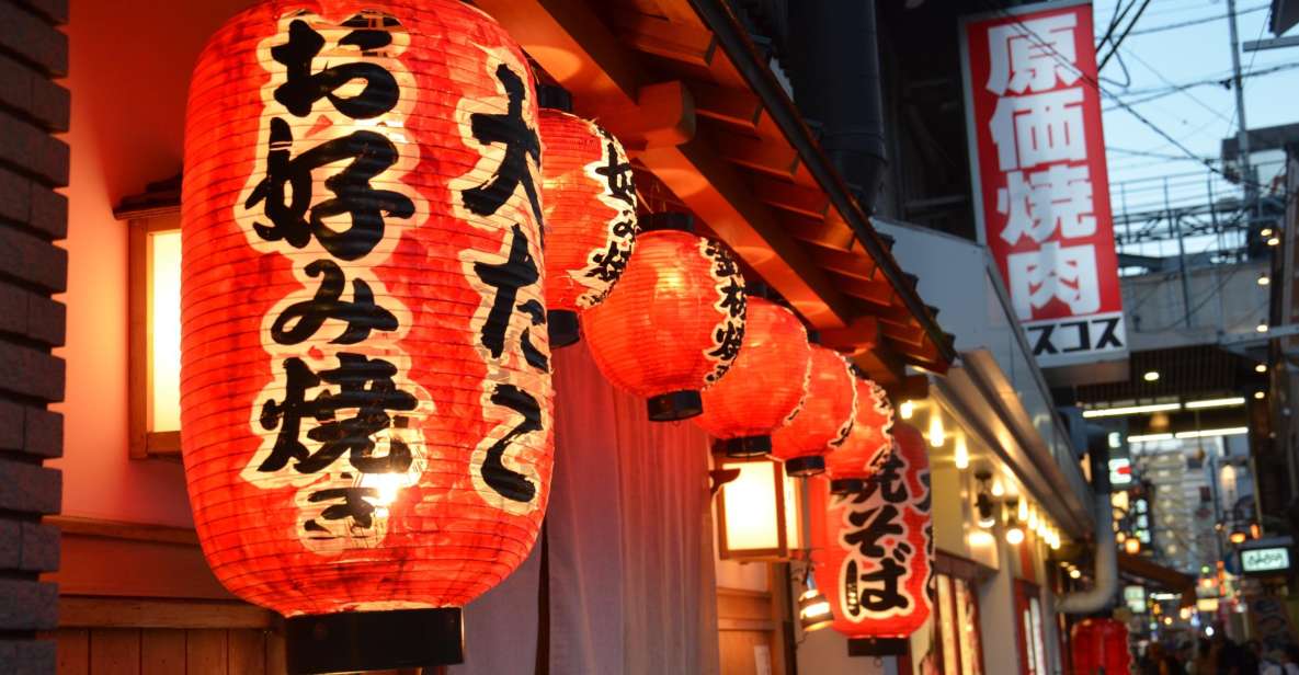 Osaka: Food Tour at Night With Tastings - Just The Basics