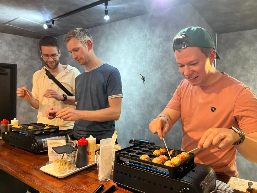 Osaka Sake Tasting With Takoyaki DIY - Just The Basics