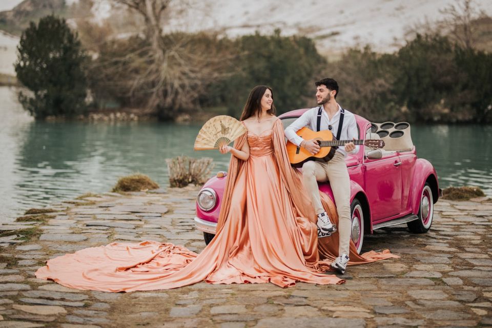 Pamukkale Travertine Photoshoot With Flying Dress - Key Points