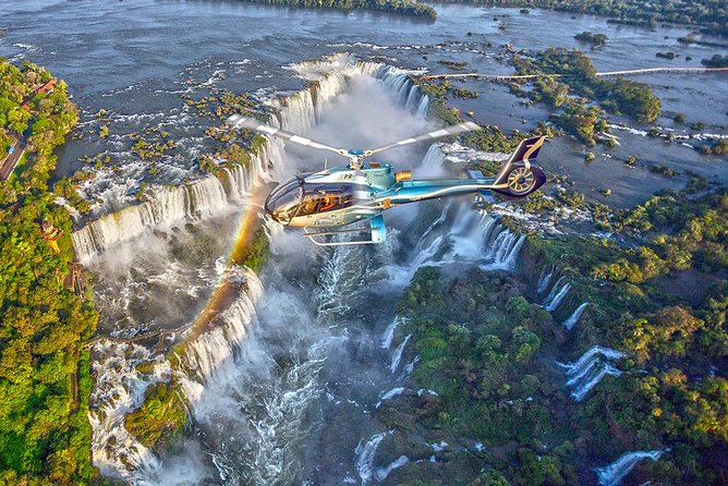 Panoramic Helicopter Flight Over Iguassu Falls - Key Points