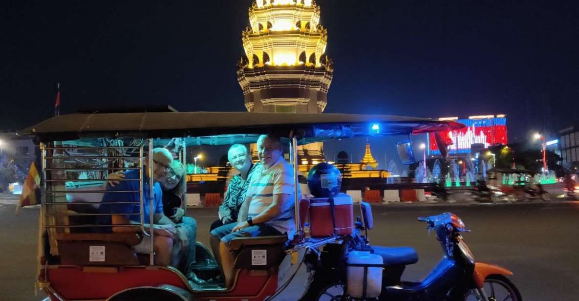 Phnom Penh Evening Cruising by Traditional Tuk-Tuk - Key Points