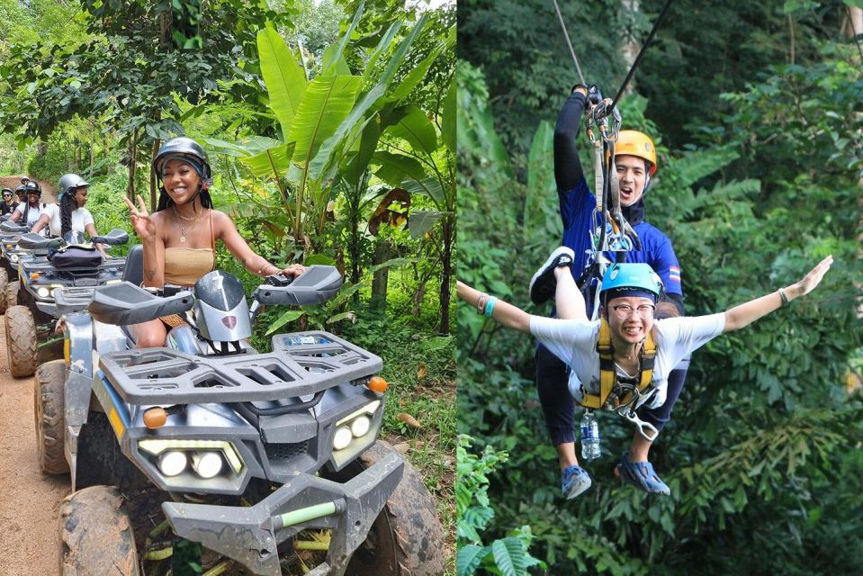 Phuket ATV Bike With Zipline Adventure Tours - Key Points