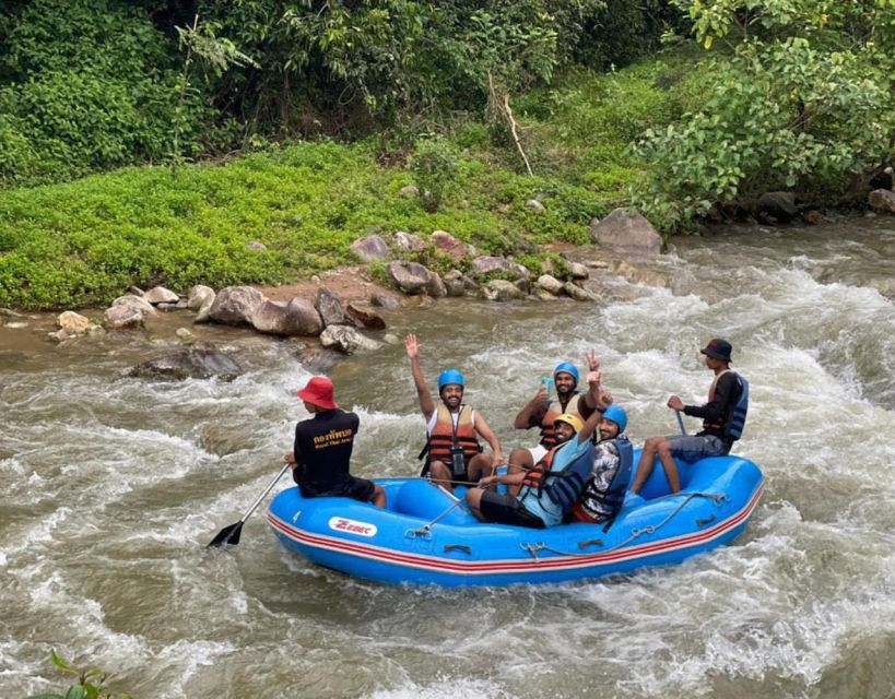 Phuket: Monkey Cave, Water Rafting, Zipline & Optional ATV - Key Points