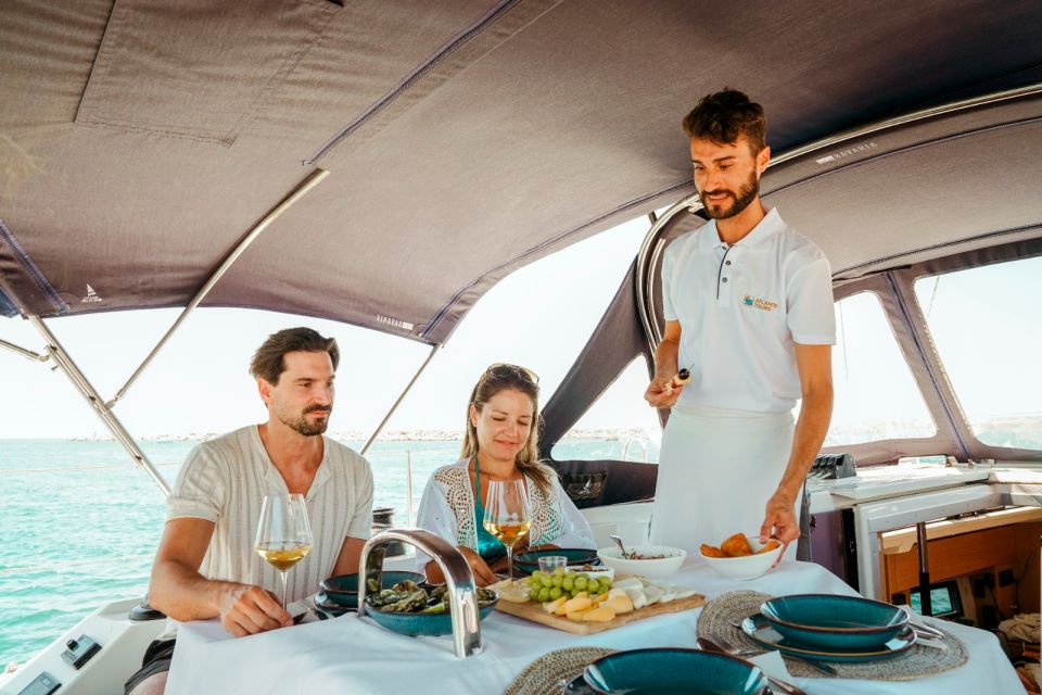 Portimao: Sunrise Luxury Sail-Yacht Cruise - Key Points