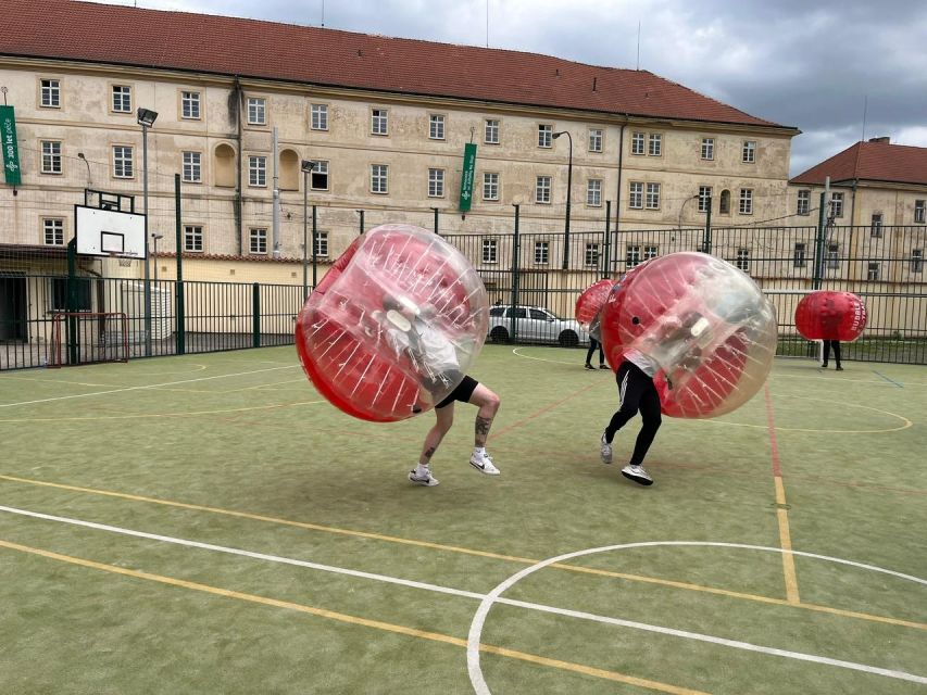 Prague: Bubbles Football in City Centre of Prague - Key Points