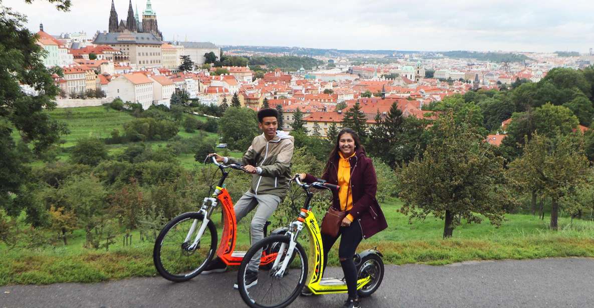 Prague: E-Bike/E-Scooter Viewpoint Tour - Key Points