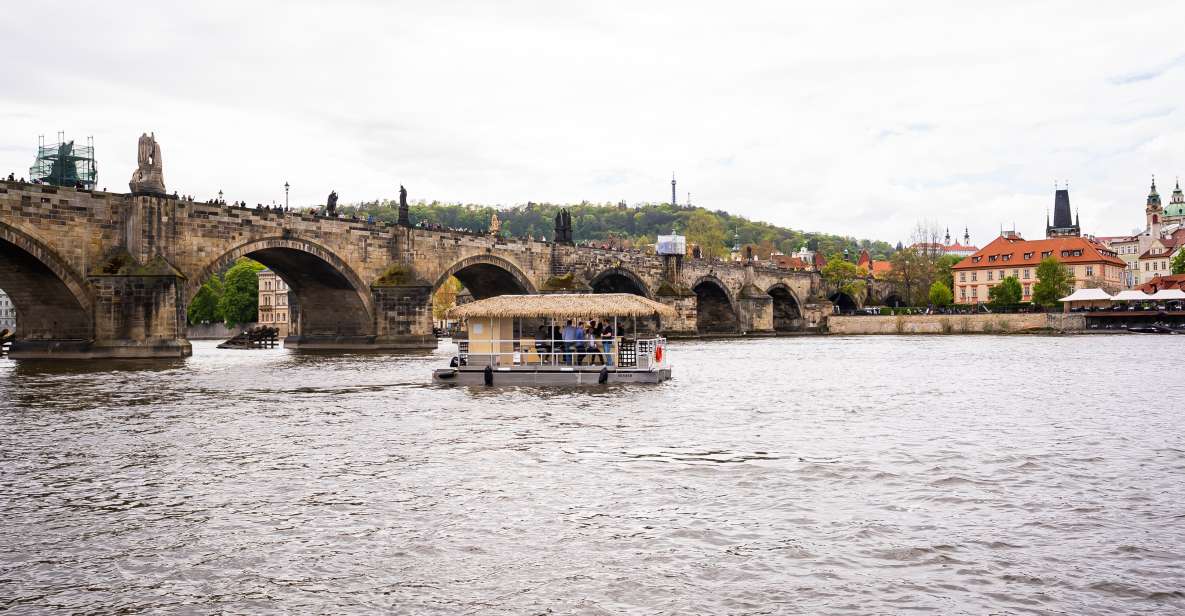 Prague: Party Tiki Boat Sightseeing Cruise With Drinks - Key Points