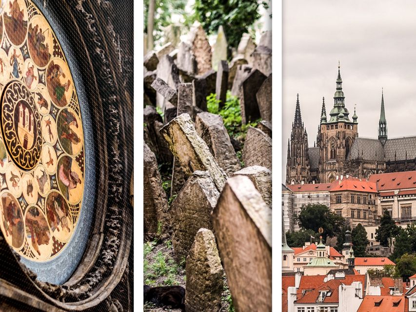 Prague: Prague Castle, Jewish Quarter, Clock Tower Admission - Key Points