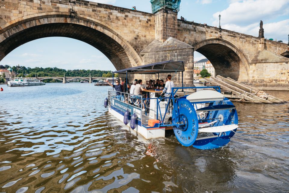 Prague: Swimming Beer Bike on A Cycle Boat - Key Points