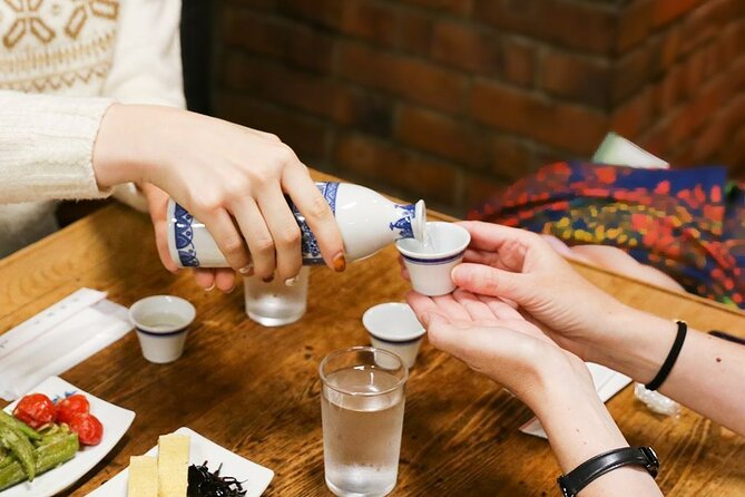 Private All You Can Drink Sake Nagoya Nightlife Tour - Key Points