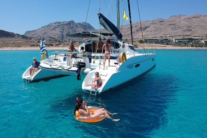 Private CATAMARAN Daytrip - Lindos/ Rhodos With Lunch and Drinks - Just The Basics