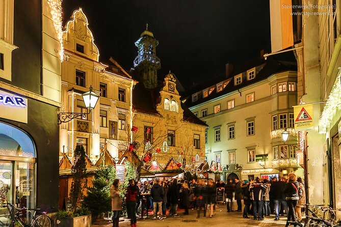 Private Christmas Time Day Tour to Graz From Vienna With Christmas Market - Key Points